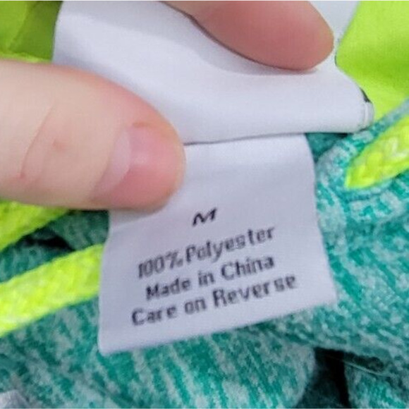 Bristol Motor Speedway Womens Medium Green Marled Hooded Drawstring Sweatshirt - Picture 5 of 6